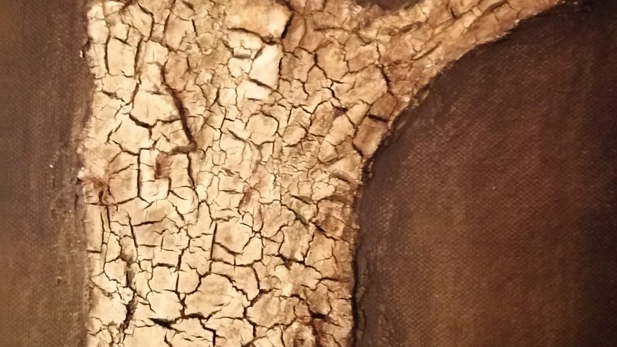 Der Baum ist tot, Mischtechnik, 30x23, Angelika Harken