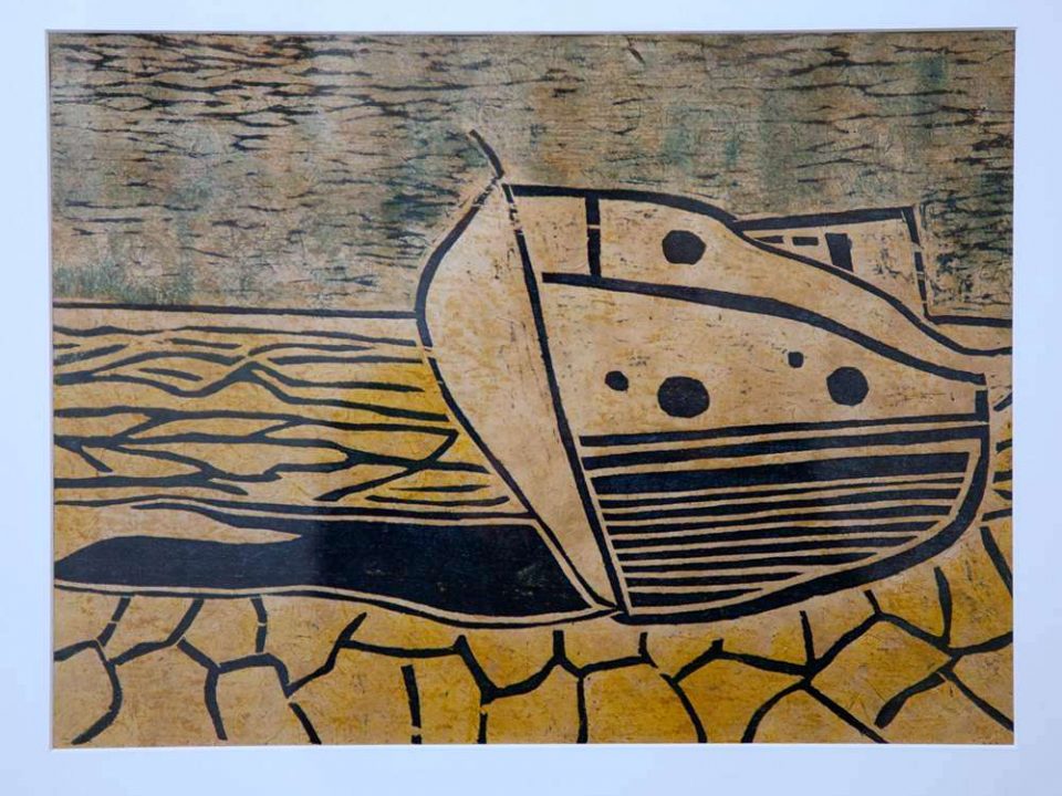 MHS Aralsee 2015, Holzdruck, Mechthild Hartmann-Schäfers